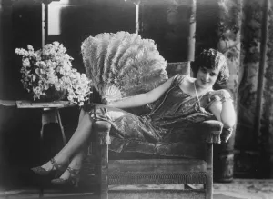 Beauty Prints: Mrs Harris daughter of the Cuban Minister to Madrid. 2 August 1927