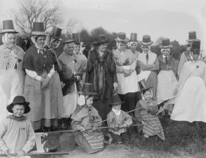 Mrs Lloyd George at Chailey. 13 March 1921