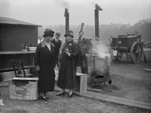 Mrs Norrie, CBE, ( left ) and Princess Helena Victoria, photgraphed in Hyde Park