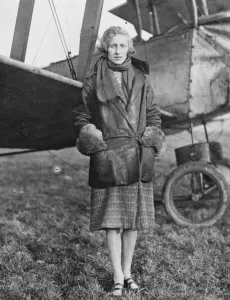 Mrs Ranald, the 19 year old girl who took her pilots certificate with ease at Brooklands