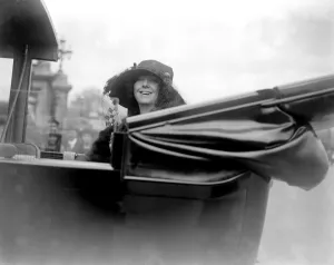 Writer Prints: Mrs Rosita Forbes at Buckingham Palace. Fellow of the Royal Geographical Society