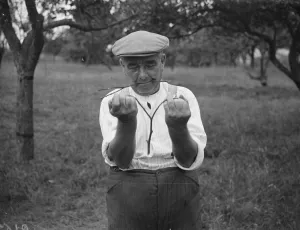 Flat Cap Prints: Mrs Searles, North Cray water diviner. 1935