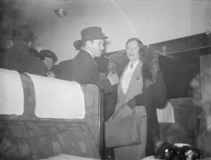 Mrs Self arrives in London. Brings home Mr Lambtons Peke after Red Sea tragedy