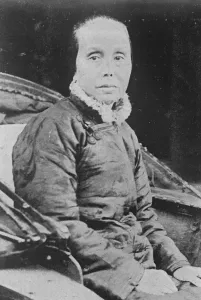 Politician Prints: Mrs Sun Yat Sen Posed as A Corpse Mrs Sun Yat Sen wife of the self styled President of Canton