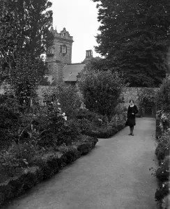Gardens Prints: Mrs Sybil Beaumont, woman Seigneur of Sark, ( later, Mrs Sybil Hathaway, Dame