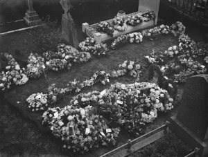 Mrs Watsons grave at St Johns church yard in Sidcup, Kent. 19 January 1939