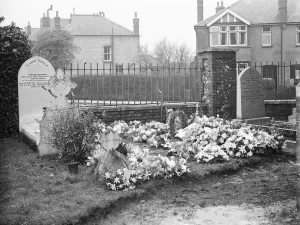 Mrs Watsons grave at St Johns church yard in Sidcup, Kent. 19 January 1939