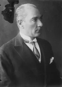 Politician Prints: Mustapha Kemal Pasha as he is today - President of Turkey. November 1929