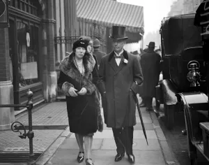 Nall-Cain: Pennyman wedding at St Marks North Audley street. Picture Shows: Major