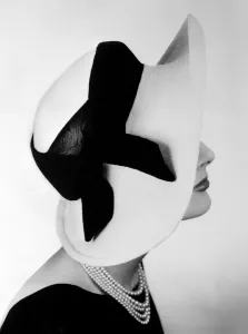 Fashionista Prints: Named Vanity Fayre, this attractive summer hat is in white paribuntal straw