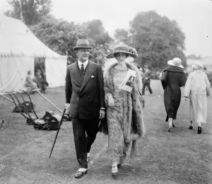 The National Rose Societys Summer Show Commander Windham with Lady Windham 29