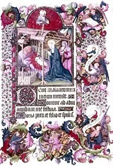 Christmas Collection: Nativity and Adoration. Book of Hours, French 1407