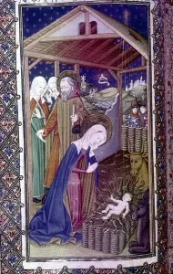 Picture Library Prints: The Nativity. Book of Hours believed to have belonged to Henry VII and Henry VIII