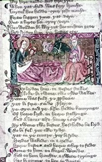 Christmas Collection: Nativity. English Illumination in 13th and 14th Cent