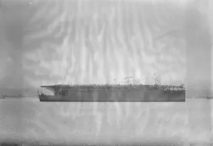 Naval review at Spithead. HMS Argus. 26 July 1924