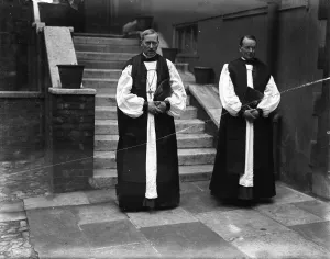 Two new Bishops consecrated at Westminster. Dr A C Headlam ( left ), Canon of Christchurch