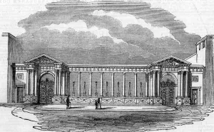 Drawing Prints: New Facade, Grosvenor House. 17 June 1843