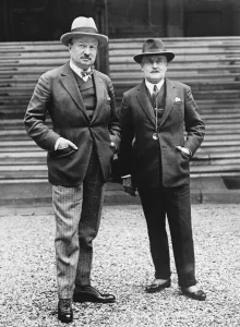 French Prints: The new French cabinet. M Caillaux ( right ) who returns to office in M Painlave
