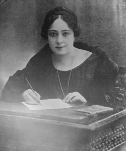 Writing Prints: New head of feminist movement in Egypt. Mme Hoda Charaoui Pasha, the new head