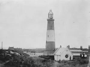 The new lighthouse at Spurn. 30 January 1923