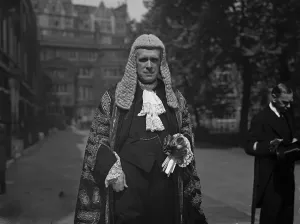 Lawyer Prints: New Lord Chancellor sworn in. Lord Justice Sankey. 10 June 1929