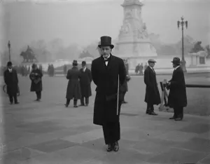 The new ministers at the Palace. Lord Eustace Percy ( President of the Board of