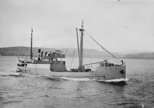 New motor ships journey from the Clyde to Australia. The new motor ship Kooraka