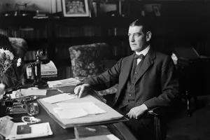 Desk Prints: The New Postmaster General. Sir W Mitchell Thomson, the new Postmaster General