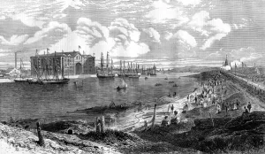 Construction Prints: The new railway steam boat docks, Barrow-in-Furness, North Lancashire, England 28