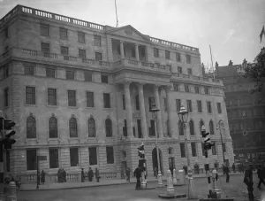 The new South Africa House building to be opened by the King today. The new South