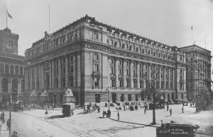 Prints of The New York Custom House America 21 September 1920 1920s Prints: The New York Custom House America 21 September 1920