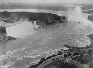 Niagara Falls. Aerial view. 1926