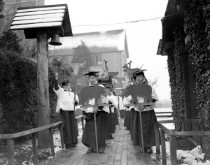 Noahs Ark Sunday at the Heritage Craft Schools, Chailey, Sussex 30 January 1937