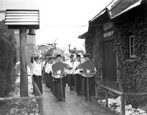 Noahs Ark Sunday at the Heritage Craft Schools, Chailey, Sussex 30 January 1937