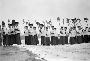 Noahs Ark Sunday at the Heritage Craft Schools, Chailey, Sussex 30 January 1937