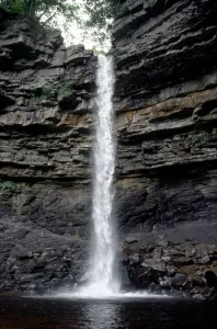 Britain Prints: North Yorkshire Hardraw Force waterfall