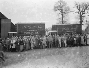 Nursery congress at Phillip Ladds Nursery on Goldsel Road in Swanley, Kent. 1936