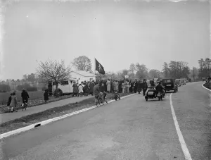 The official opening of the St Johns Ambulance hut at Kemnal Corner, Sidcup, Kent