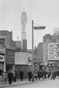 1960s Prints: Officially opening tomorrow, Londons tallest building : the 620 ft Post Office Tower with