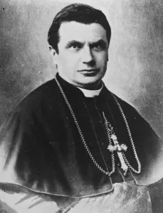 The Officiate at the Royal Wedding. Cardinal Maffi. 22 October 1930