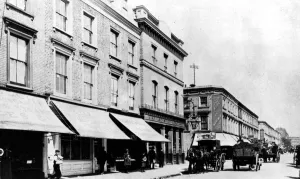 London Prints: Old Brompton Road, Kensington, the shopping centre for Bolton Gardens
