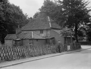 Fence Prints: The Old Cottage at Lamorbey, Sidcup, Kent 1937