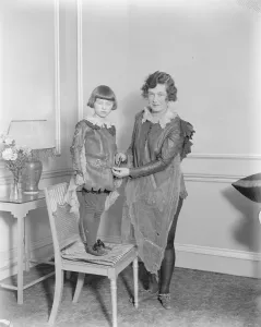 Costume Prints: The old and the new Peter Pan. A Peter Pan party was held at Claridges Hotel