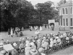 Actor Prints: Open - air theatre at Franks Hall, Horton Kirkby, Kent. 1935