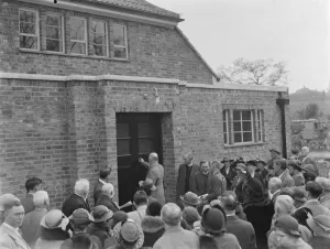 The opening of the Elmstead Baptist Church, Kent. 30 April 1937