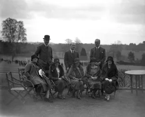 Aristocrats Prints: At the opening of the Englemere, Ascot Country Club, back row; General Sir A