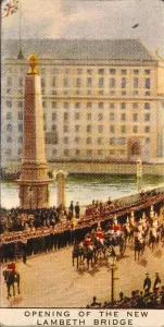 Vauxhall And Lambeth Prints: Opening the new Lambeth Bridge 1932 History of London - Vauxhall / Lambeth
