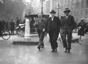 Three Prints: The re - opening of Parliament. Walking to the Houses of Parliament, Scottish