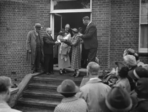 The opening of Riseley Maternity Home in Horton Kirby, Kent. 1938