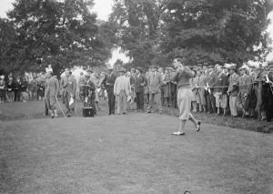 Sportsman Prints: Opening of Selsdon Park Golf Club J J Farrell ( Us A ) 1 June 1929